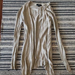 Asymmetrical cardigan